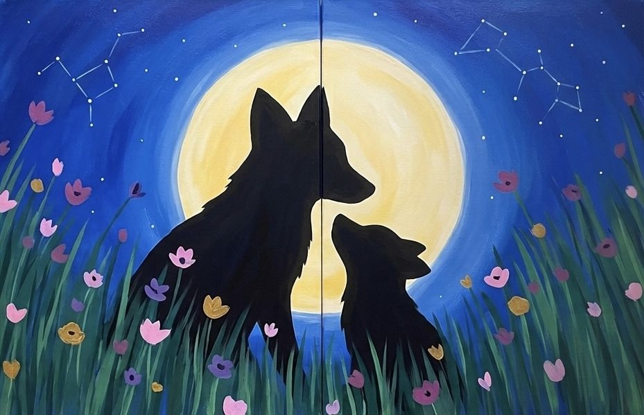 Mommy and Me Painting