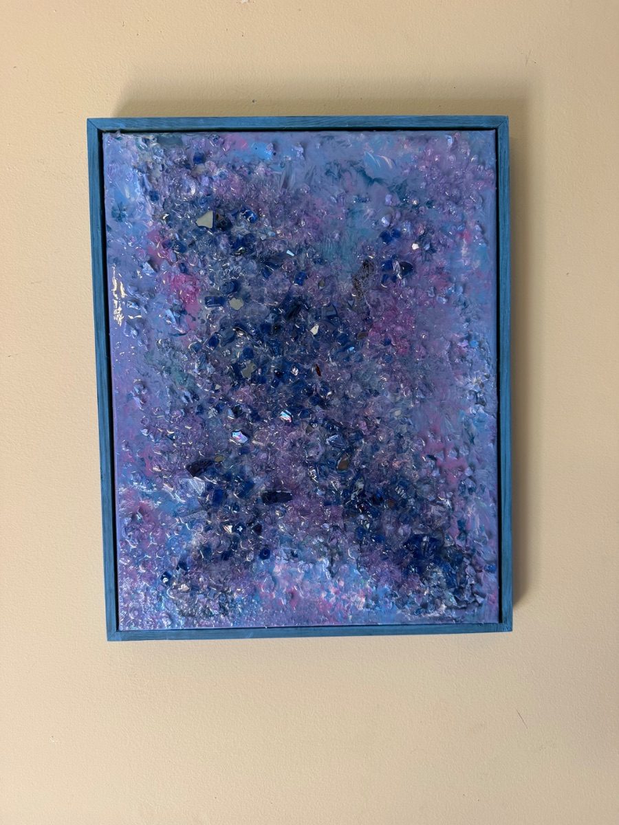 661 Pink and Blue Abstract