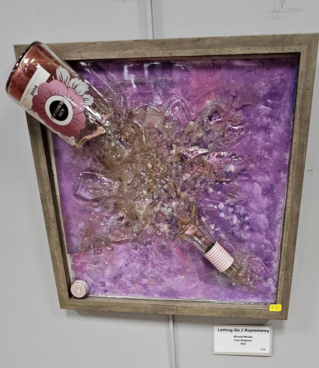Broken bottle, resin class